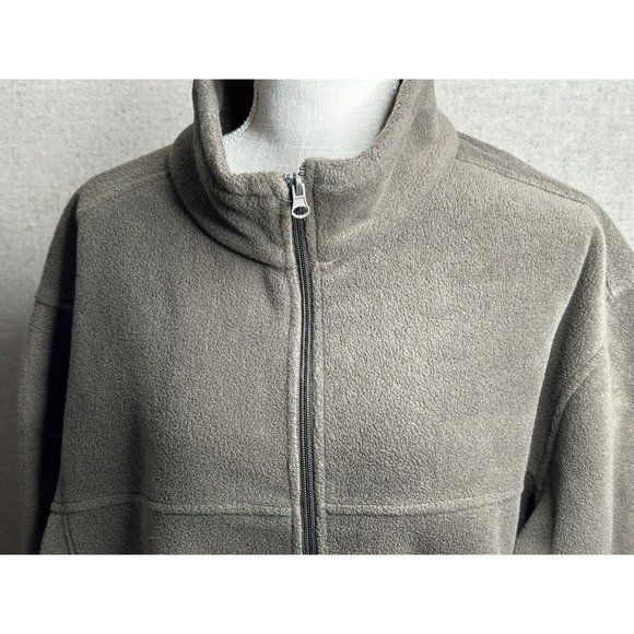 Bass Pro Fleece Jacket XL Full Zip Sweatshirt Inner Drawstring Camping Casual - Picture 1 of 8